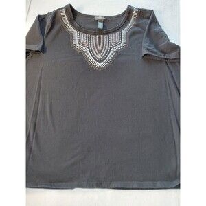Karen Brooks Embroidered Yoke